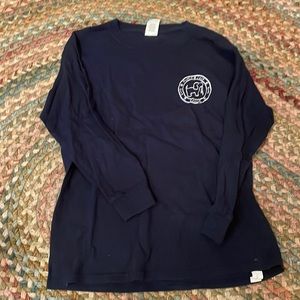 Navy blue long sleeve tshirt
